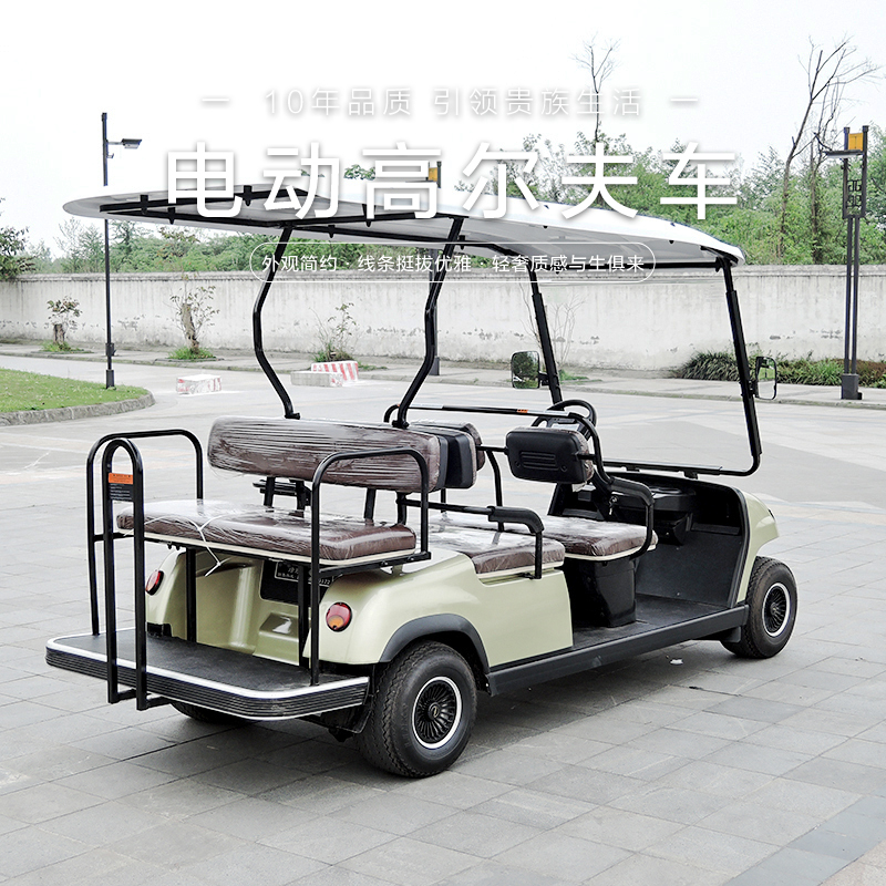A4+2 6人座電動高爾夫觀光車