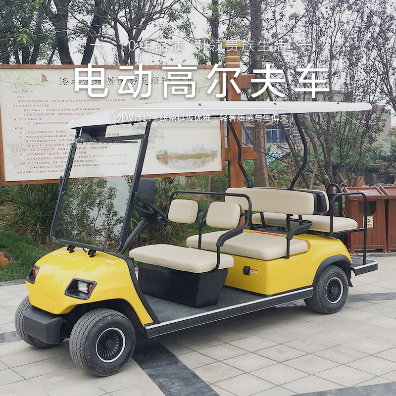 A4+2 6人座電動高爾夫觀光車