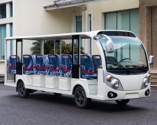 成都綠欣電動觀光車為低碳旅游助力